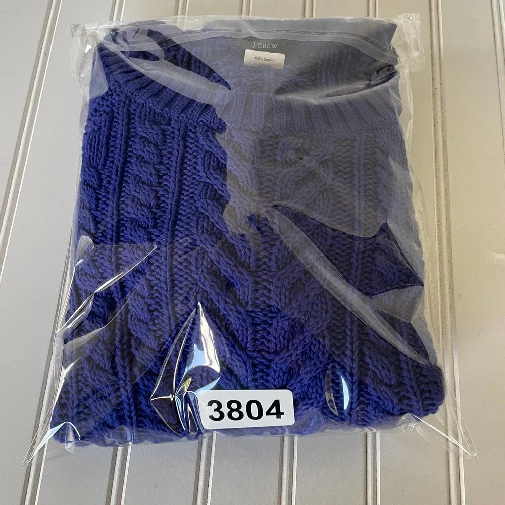 J. Crew Thick Cable knit sweater size S